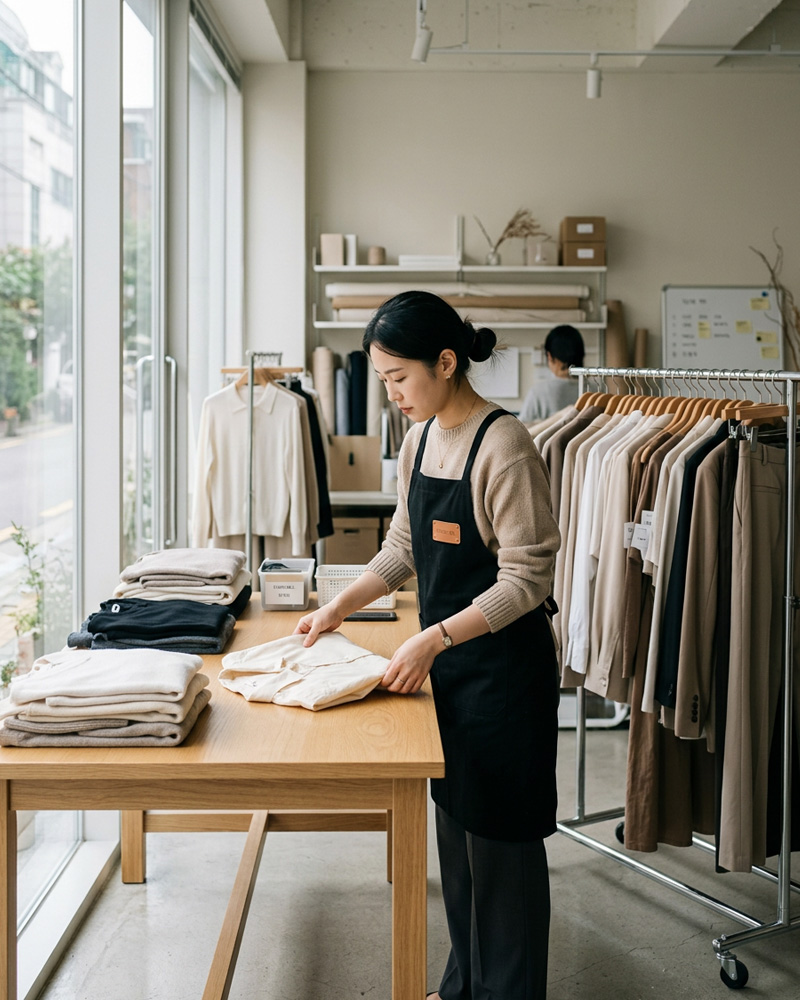 의류 브랜드 3PL 물류대행 이미지