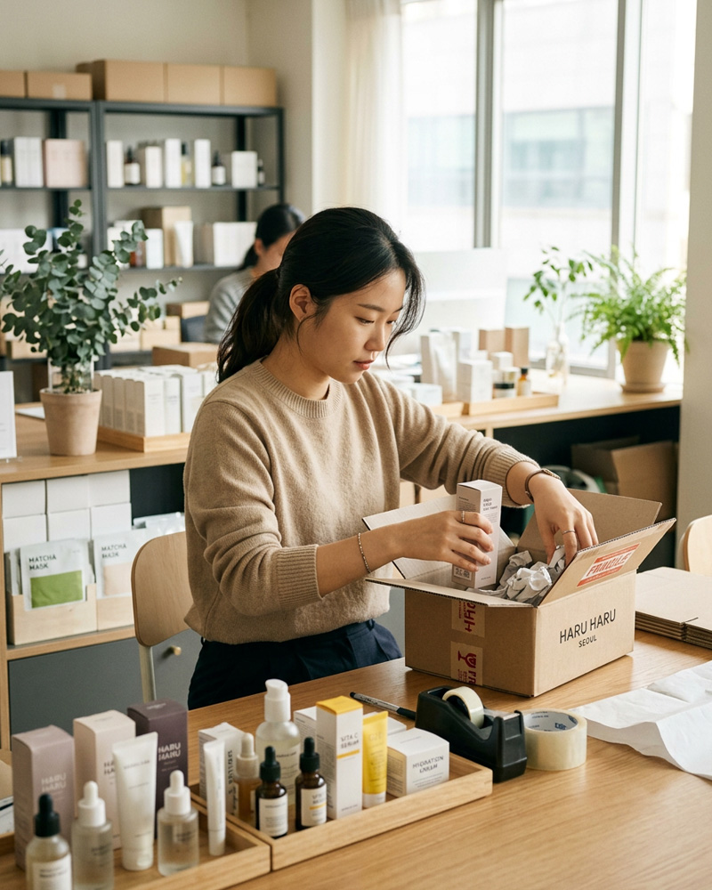 뷰티 라이프스타일 브랜드 3PL 물류대행 이미지