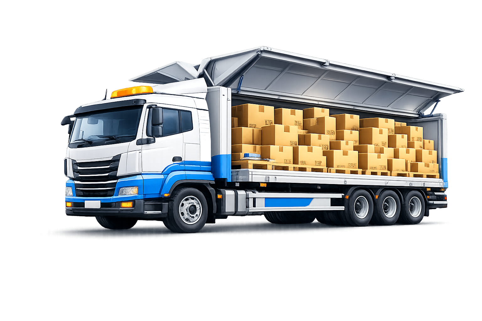 11톤 트럭 일러스트